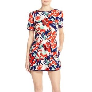 Adelyn Rae Floral Printed Skort Romper Size XS